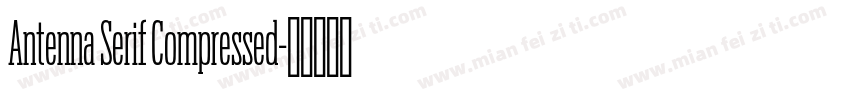 Antenna Serif Compressed字体转换